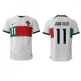 Portugal Joao Felix #11 Borta Kläder VM 2022 Kortärmad